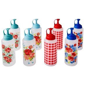 8 Pioneer Woman Squeeze Bottles